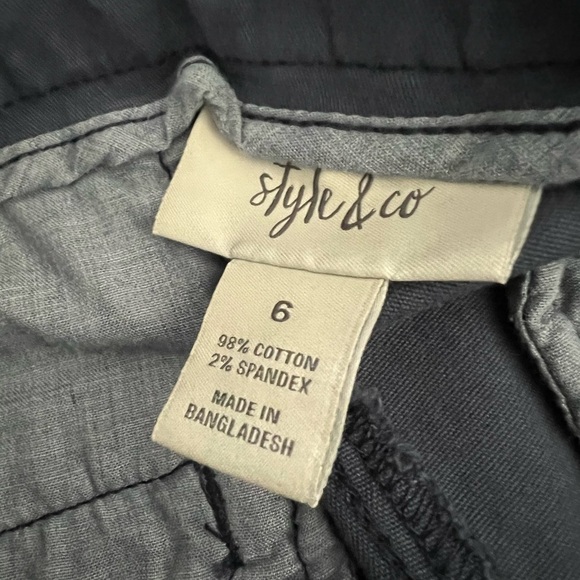 NWT Style & Co Boyfriend Chinos - Size 6 - Picture 7 of 9